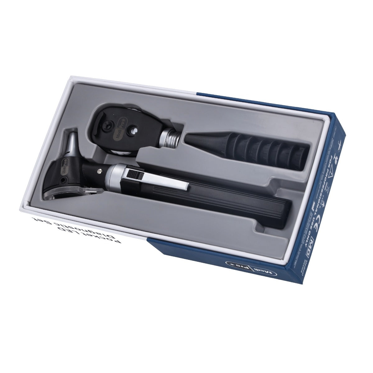 Slate Gray Otoscope & Ophthalmoscope Pocket Set
