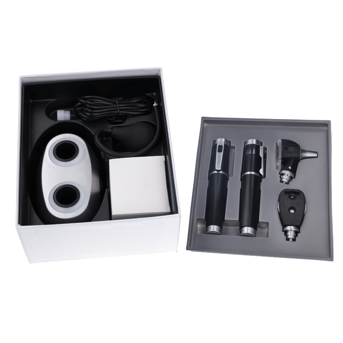 Dark Slate Gray Otoscope & Ophthalmoscope Desk Set - Rechargeable