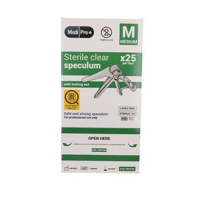 Dark Slate Gray Medipro Vaginal Speculum with Lock - Box of 25 - Medium