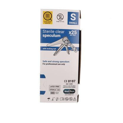 Dark Slate Gray Medipro Vaginal Speculum with Lock - Box of 25 - Small