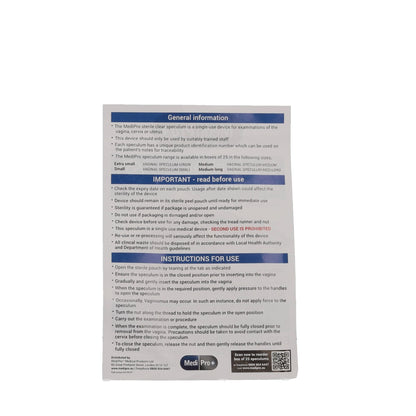 Gray Medipro Vaginal Speculum with Lock - Box of 25 - Medium Long