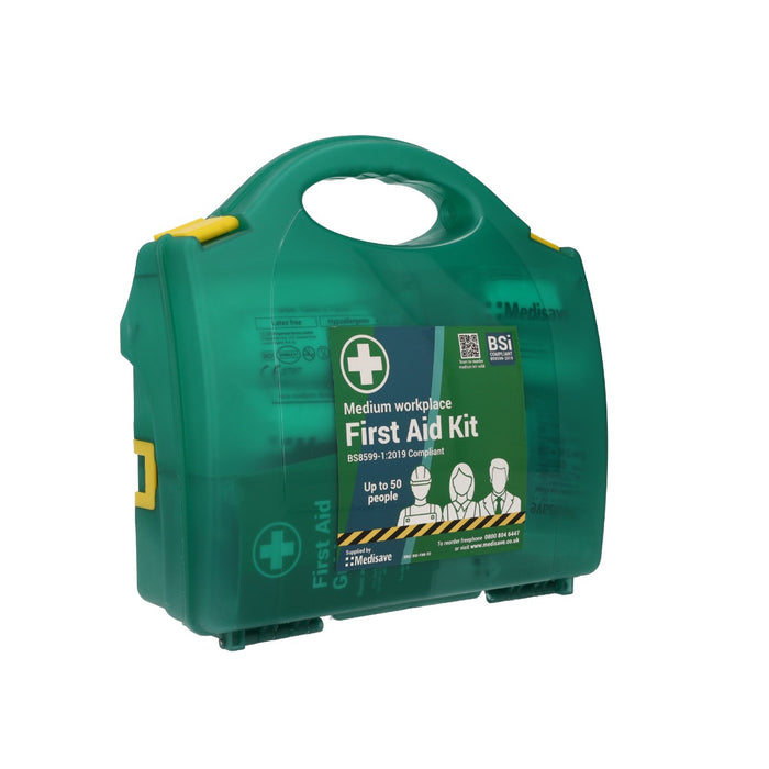 Sea Green BS8599-1:2019 Workplace First Aid Kit - Medium