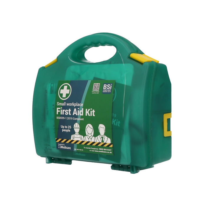 Sea Green BS8599-1:2019 Workplace First Aid Kit - Small