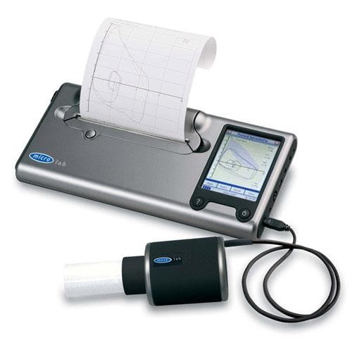 Light Gray MicroMedical MicroLab 3500 Spirometer Mk 8