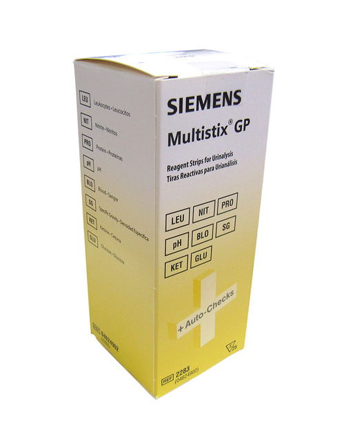 Tan Siemens Multistix GP Reagent Strips x 25