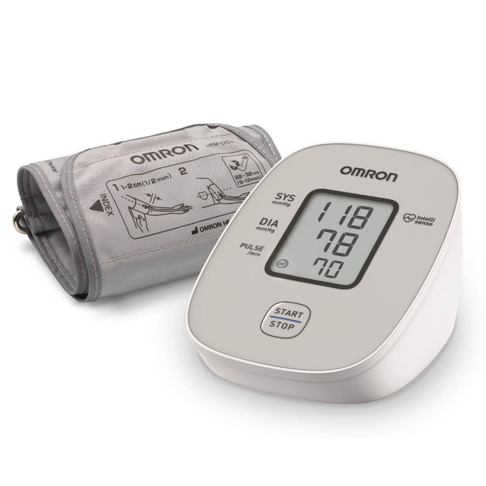 Gray Omron M2 Basic Blood Pressure Monitor