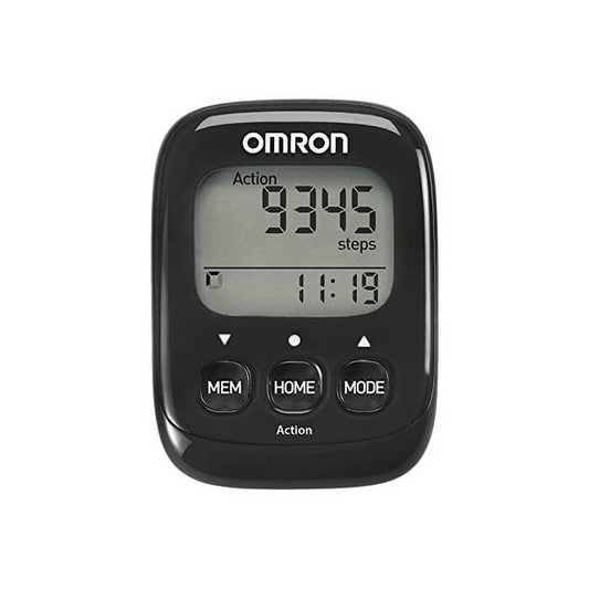 Dark Slate Gray Omron Walking Style IV Step Counter in Black