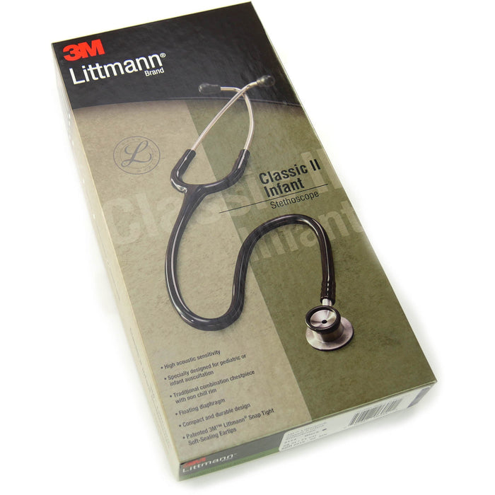 Rosy Brown Littmann Classic II Infant Stethoscope: Black 2114