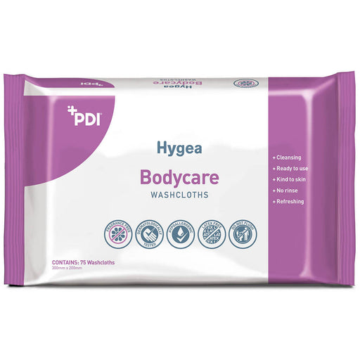 Rosy Brown Hygea Bodycare Wipes - Flow Wrap (75)