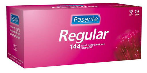 Violet Red Pasante Regular Condom: Bulk Pack 144