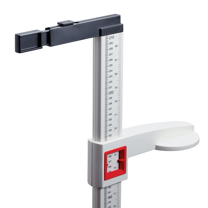 Light Gray seca 217 - Portable Stadiometer Combinable with Flat Scale