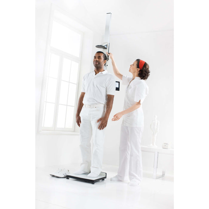 Lavender seca 285 - EMR-Validated Measuring Station for Height and Weight (Class III medically approved)