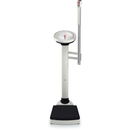 Light Gray seca 755 - Mechanical Column Scale with BMI Display and Evaluation