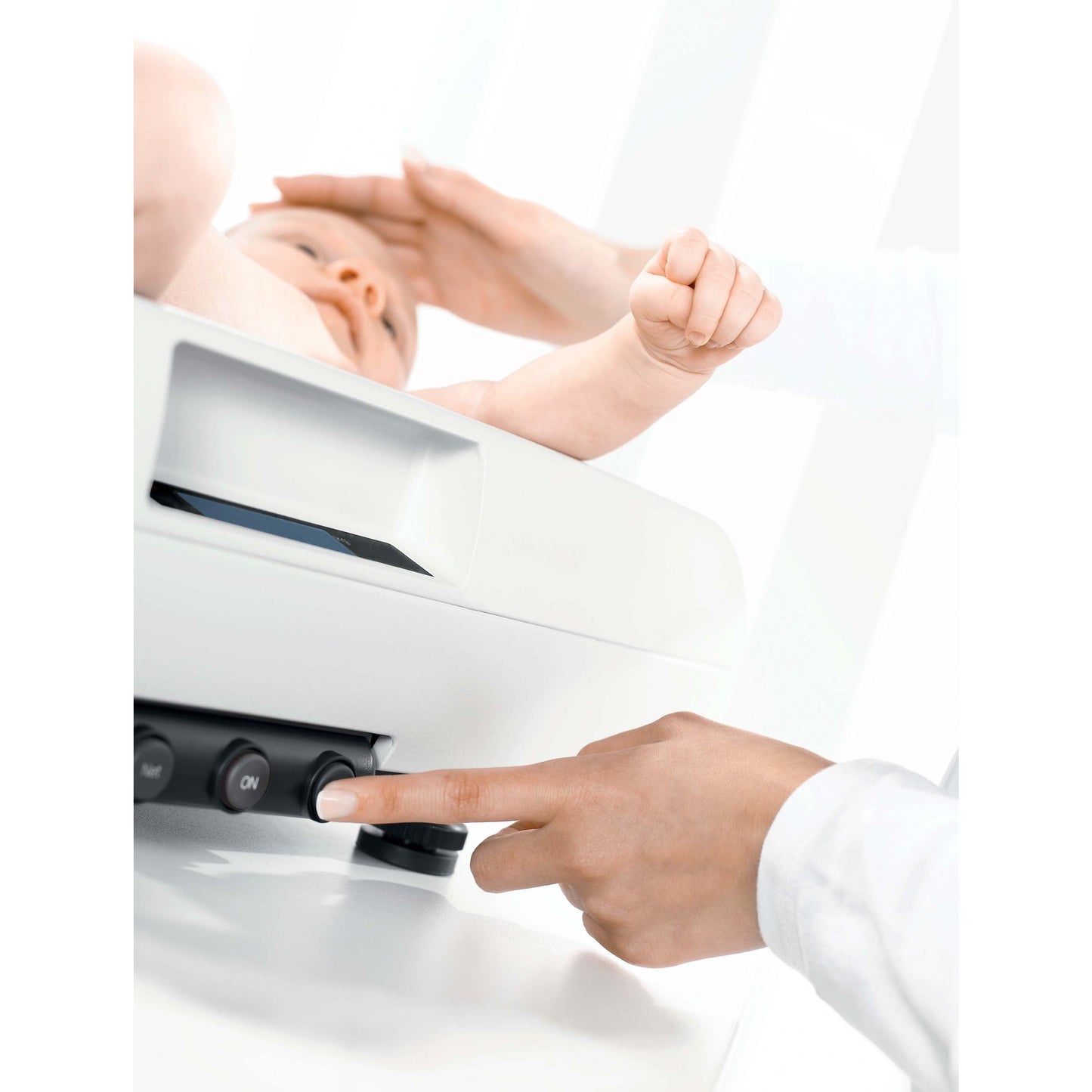 Antique White seca 757 - EMR-Validated Baby Scale with Very Precise Graduation