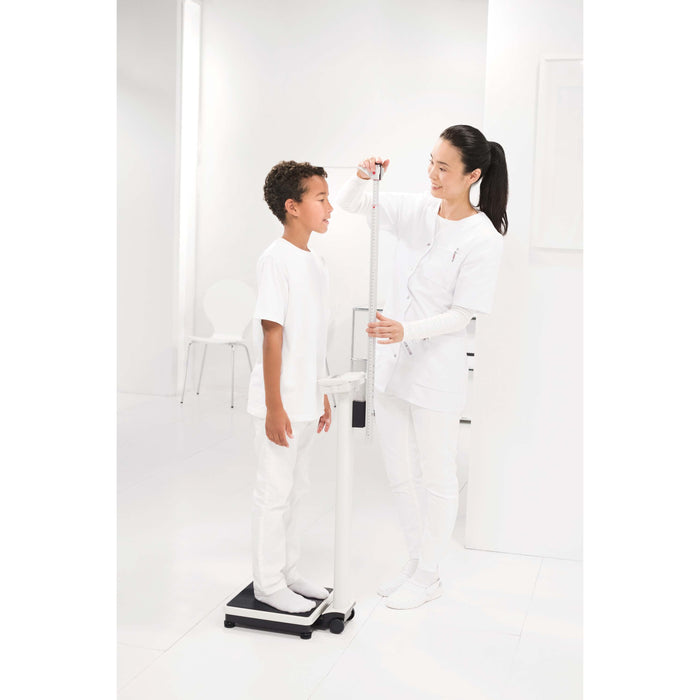 Beige seca 799 - Digital column scale with BMI function (Class III medically approved)