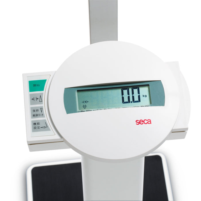 Light Gray seca 799 - Digital column scale with BMI function (Class III medically approved)