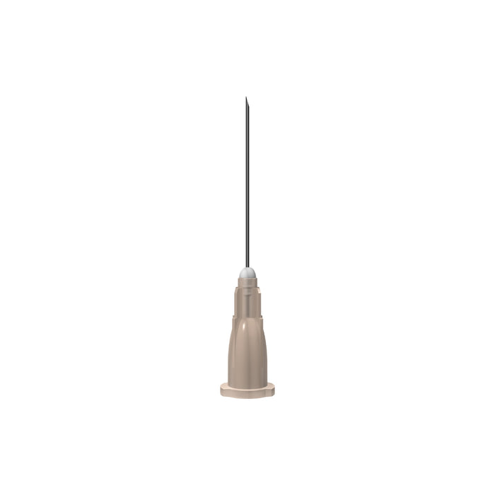 Rosy Brown Unisharp Needle: Brown 26G 25mm (1 inch) x 100