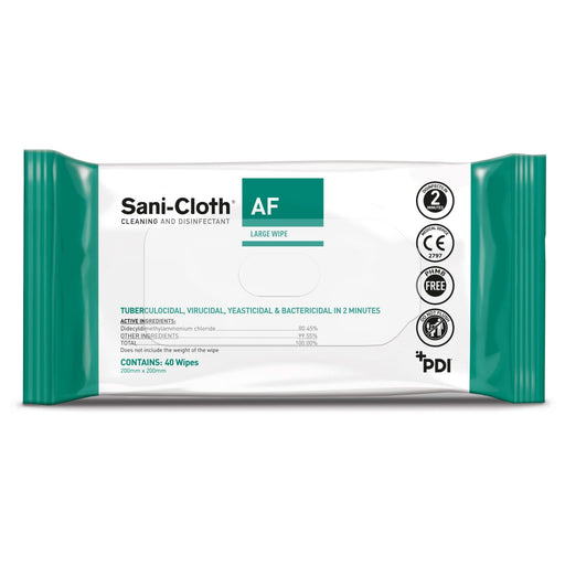 Dark Cyan Sani-Cloth® AF Universal - Small Flow Wrap (40)
