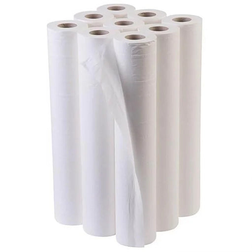 Light Gray Essentials White Couch Roll 20" - 2ply - 40m x 500mm - Case of 9